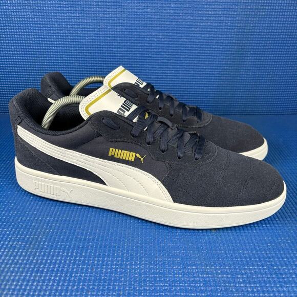 🔴 PUMA ASTRO KICK Men`s Size 11 Navy Blue White Walking Shoes 369115-03 - Picture 3 of 8